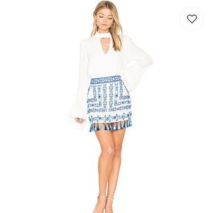 NWT Rococo Sand Beaded Tassel Skirt